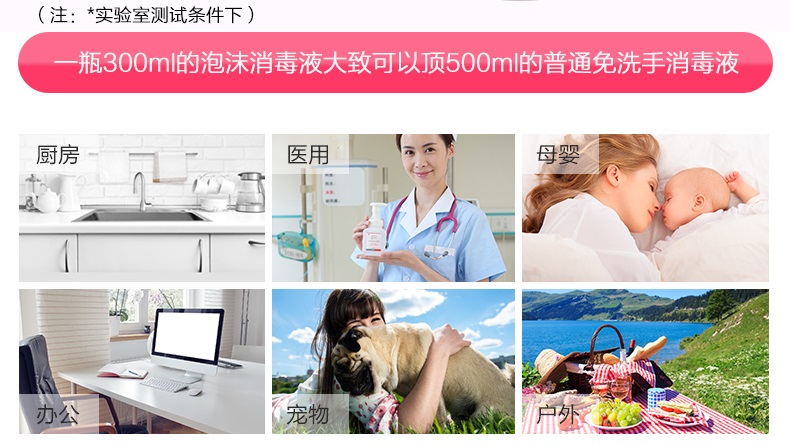 3M爱护佳9252T免洗手泡沫型消毒液图片7