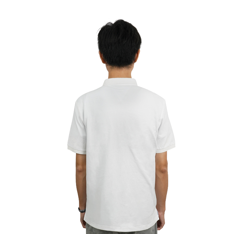 瑞氪维尔RW8204白色纯棉T恤图片1
