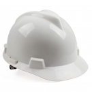 梅思安10167025-L印字白色PE标准安全帽