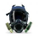 YICHITA宜启戴YQD1808硅胶双滤盒全面罩防毒面具