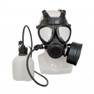 邦固MF11橡胶单滤罐全面罩防毒面具