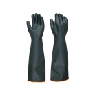 定和DH6027黑色天然乳胶工业耐酸碱手套
