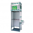 Justrite杰斯瑞特EXP-MH-14KS/1500(N2)不锈钢箱式紧急安全冲淋装置