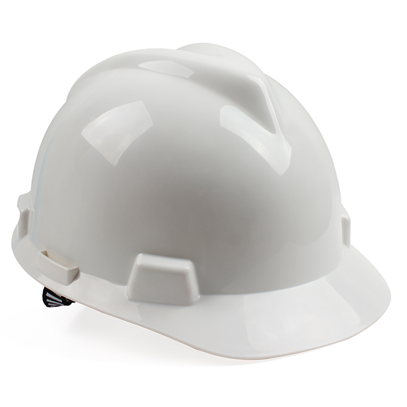 梅思安10167025-L白色PE标准安全帽图片