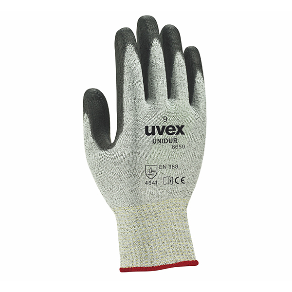 UVEX优唯斯60938机械耐磨涂层防割手套图片