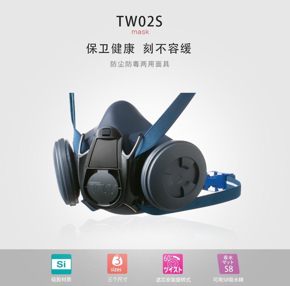重松TW02S防毒面具图片2