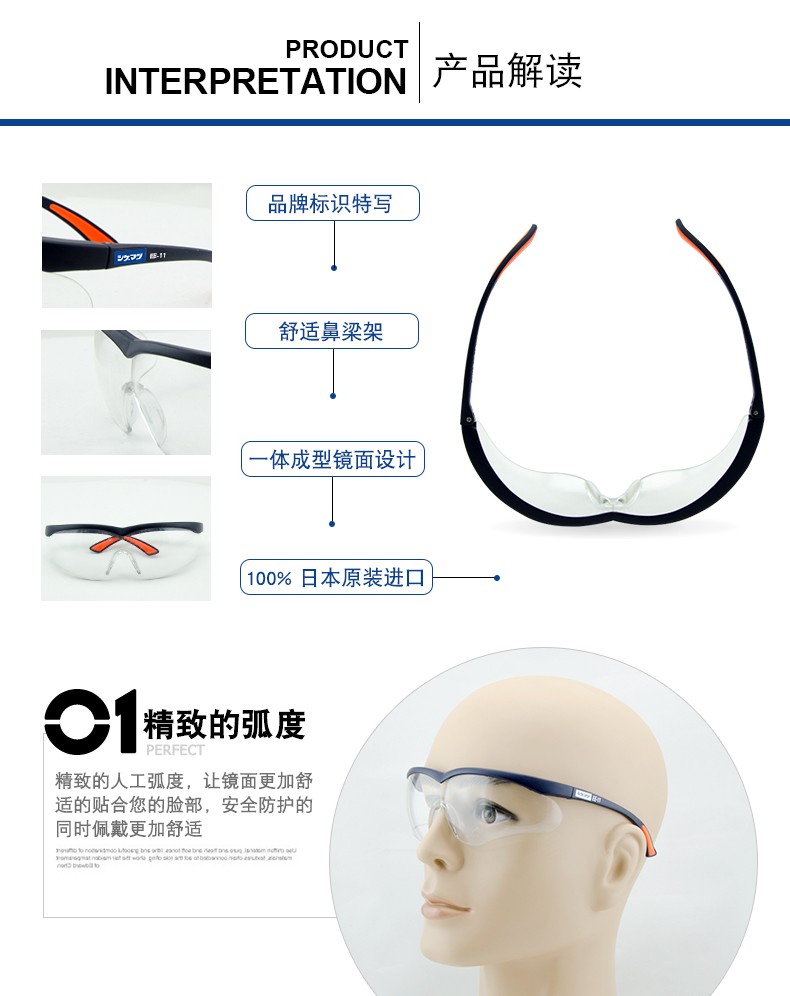 重松EE-11防护眼镜图6