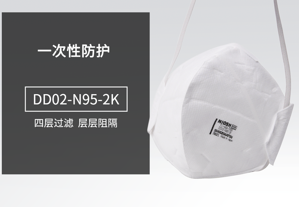 重松DD02-N95-2k防尘口罩图3