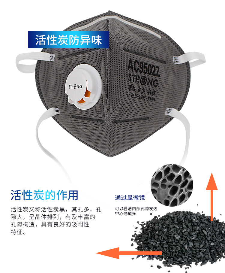 思创ST-AC9502Z KN95头带式防尘口罩图4