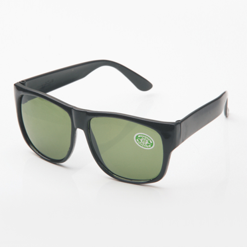 以勒5018B黑架浅绿色防护眼镜图片