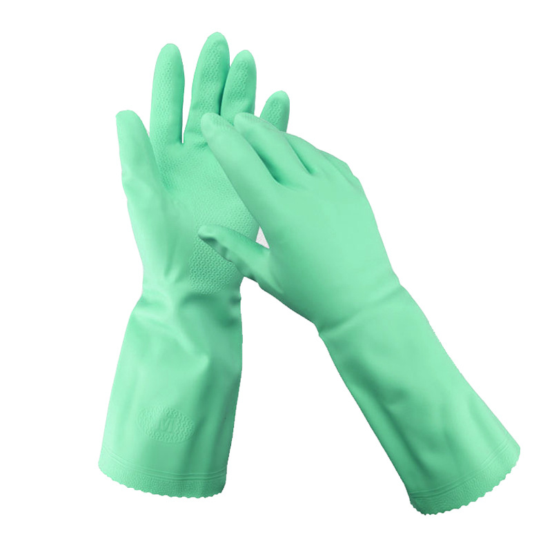 TOWA711绿色耐油防滑PVC手套图片
