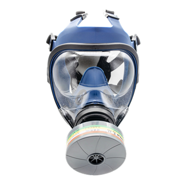 高玛1608-D自吸过滤式单滤盒全面罩防毒面具图片2