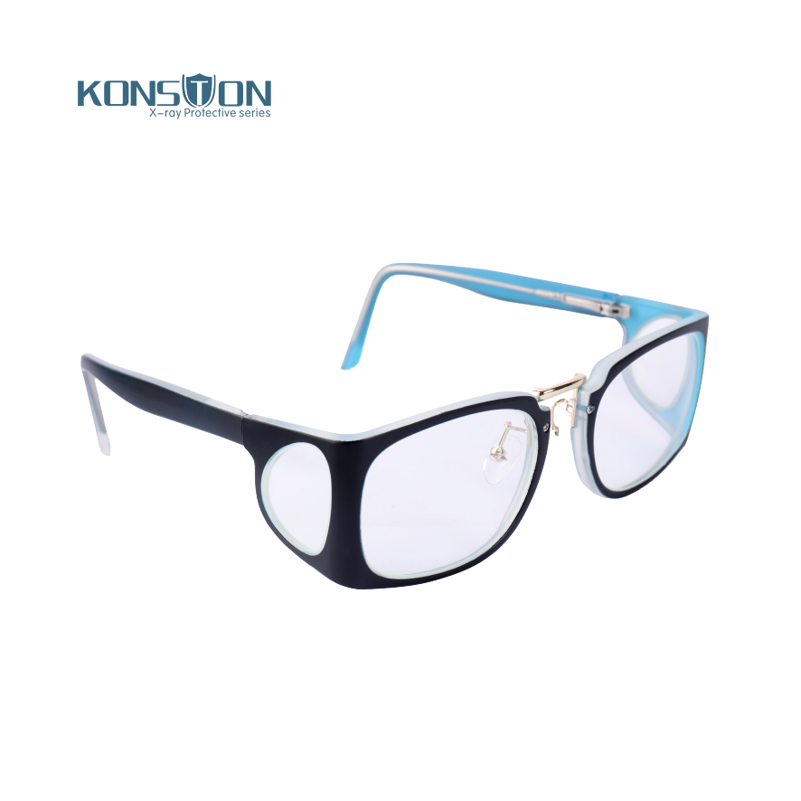 康仕盾KSDG008黑蓝护边型铅眼镜图片
