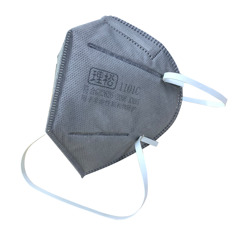 理松1101C折叠活性炭防尘口罩图片