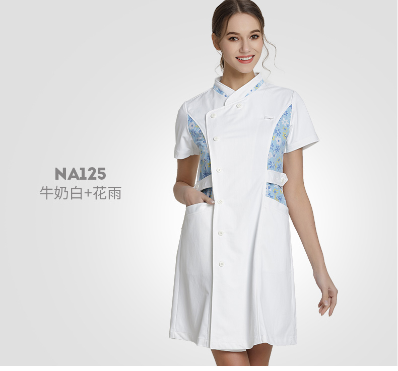 乐倍康NA125花雨短袖护士裙图片1