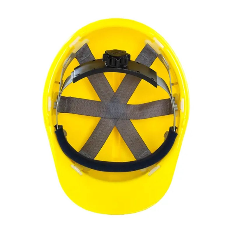 蓝鹰HR36YE黄色电工专用ABS安全帽图片4