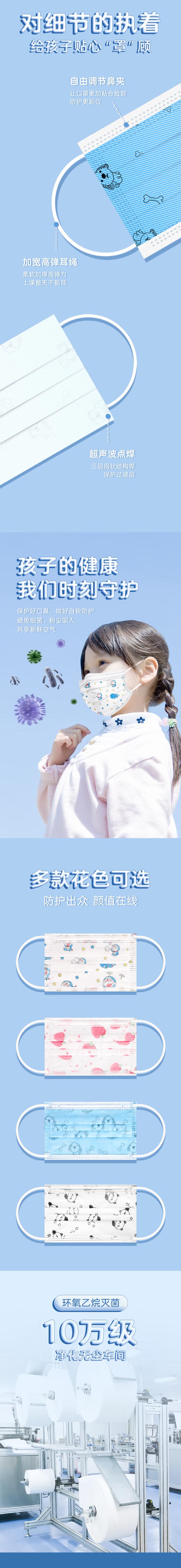 美仕康灭菌级医用外科儿童口罩图片2