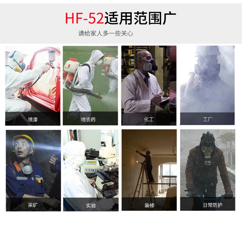 3M HF-52硅胶防尘面具套装(电商版)图片2