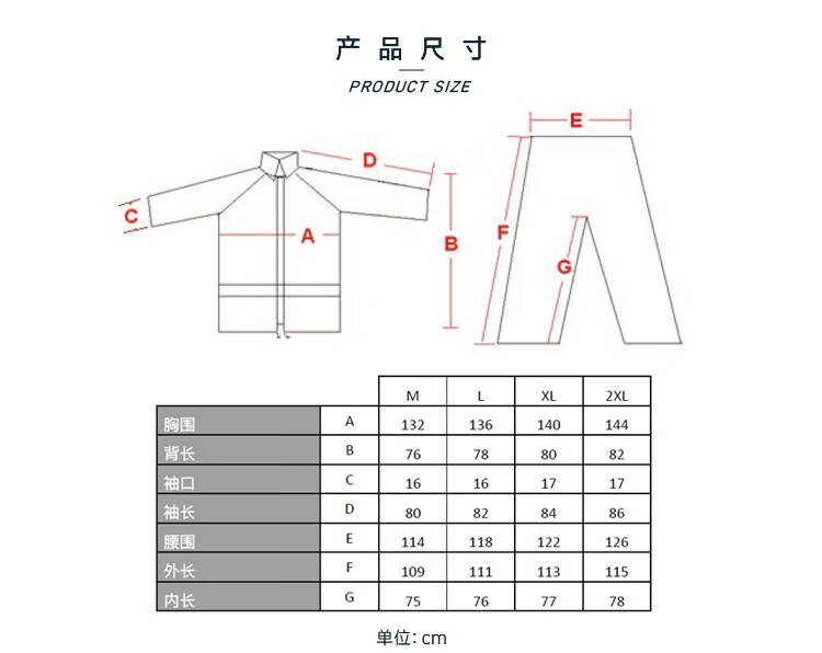 PIP IS400PVC-Y涤纶黄色分体式雨衣图片8