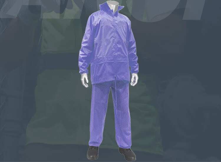 PIP IS400PVC-N涤纶藏青色分体式雨衣图片2