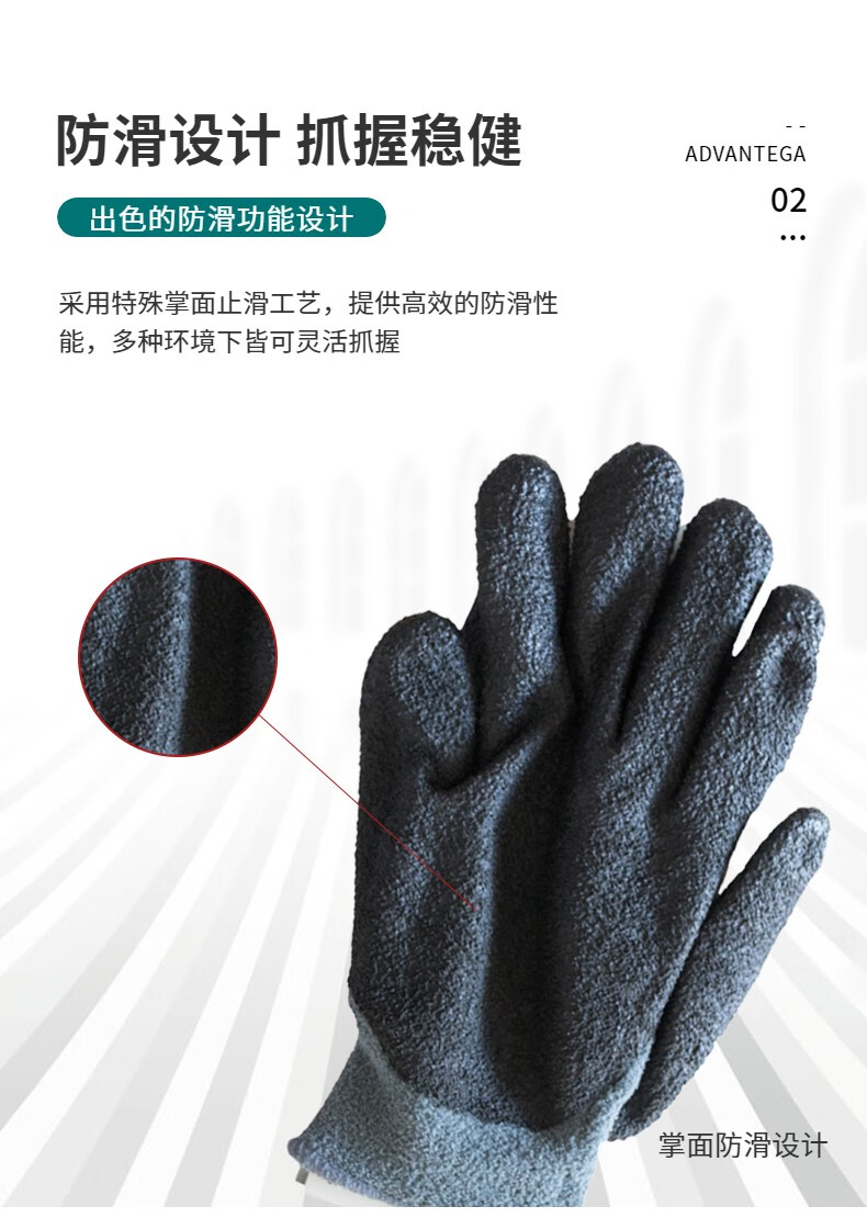 3M舒适型防滑耐磨手套保暖型7