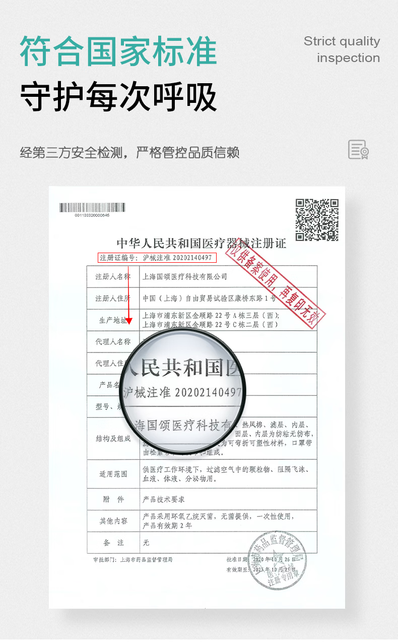塞莫诗FMN9501折叠耳带式医用防护口罩图片9