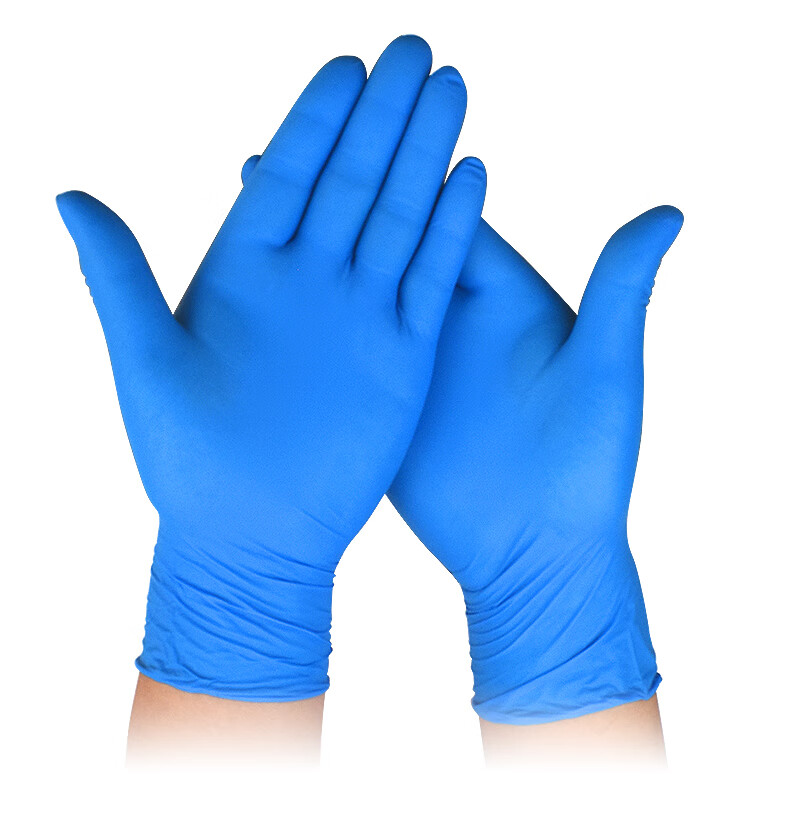 塞莫诗N1201BL加长型蓝色一次性丁腈手套图片12