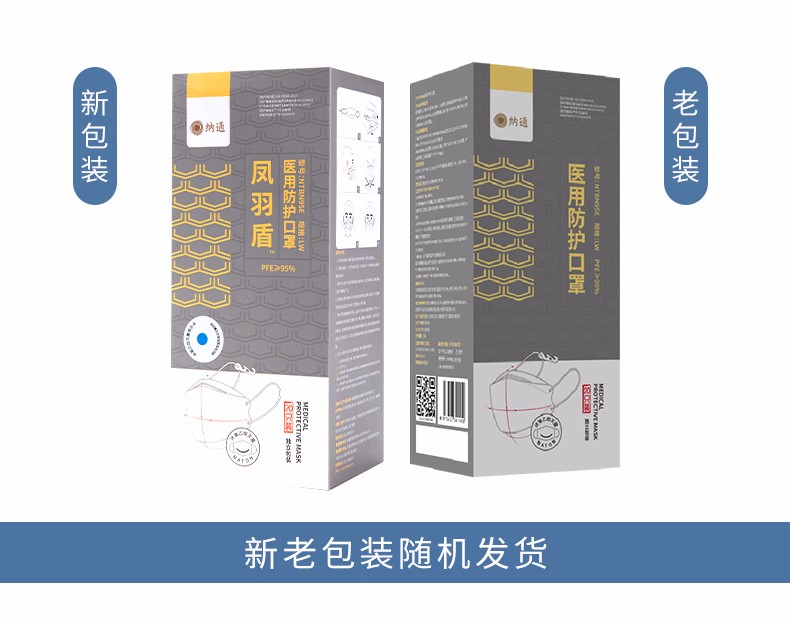 纳通NTBN95E LW耳带式KN95医用防护口罩图片1