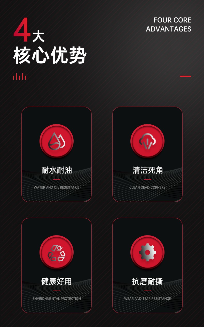 3M 5100红色海绵清洁垫2