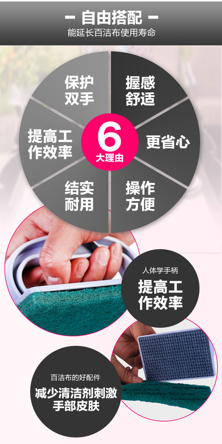 3M 961百洁布握把2
