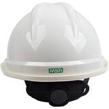 梅思安10193584豪华型PE白色安全帽