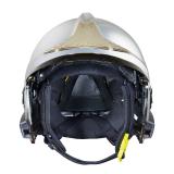 梅思安10166660镍色消防头盔