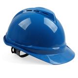 梅思安10146586蓝色豪华型有孔PE安全帽