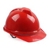 梅思安10167129红色豪华型有孔ABS安全帽
