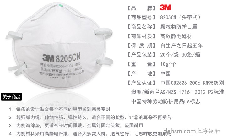 3M8502防尘口罩特点介绍