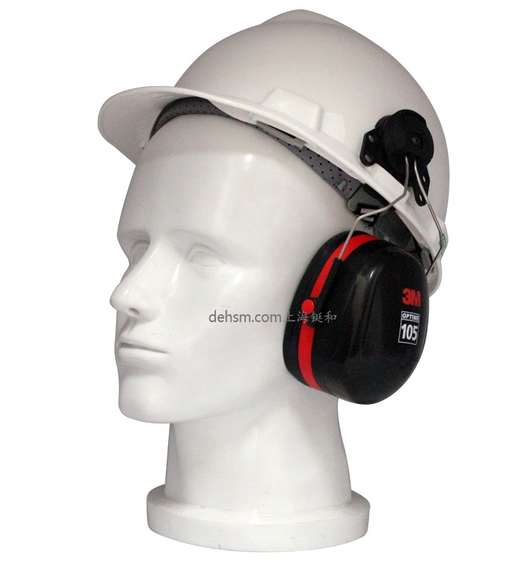 3M H10P3E防噪音耳罩与安全帽搭配使用图片