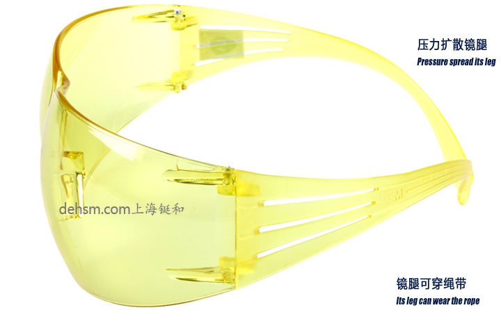 3M SF203AF透明防雾防护眼镜图片-反面
