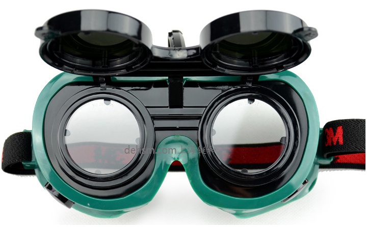 3M10198焊接护目镜绿色镜片配10197焊接护目镜