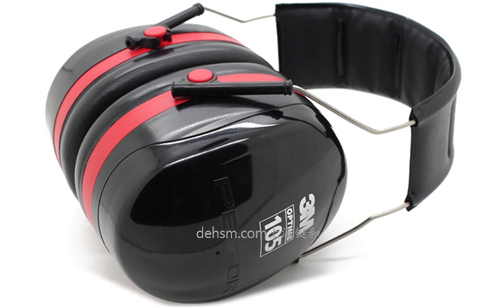 3M H10A头戴式防噪音耳罩图片侧面