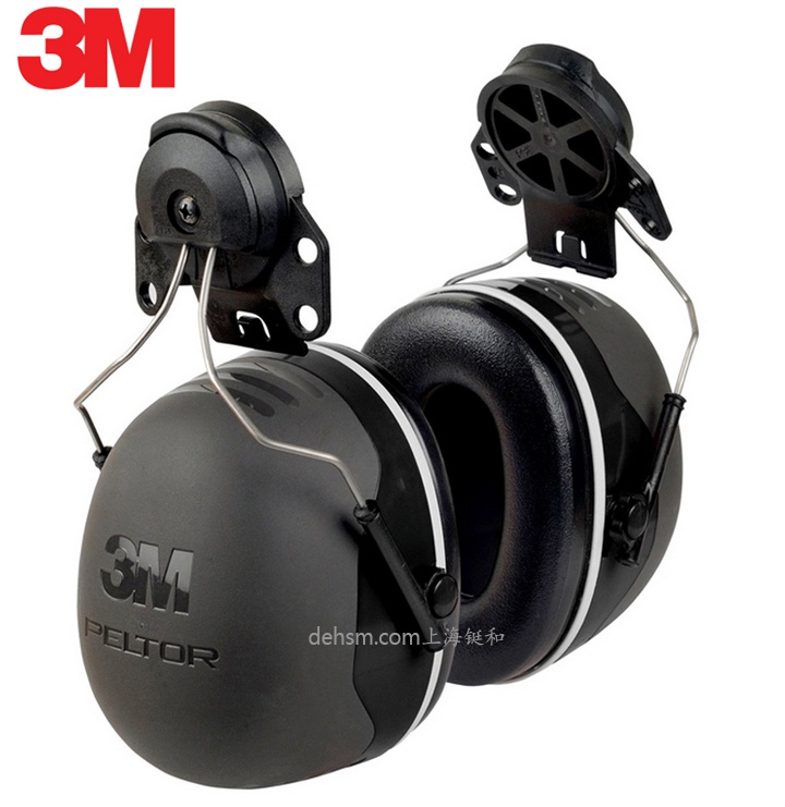 3M X5P3挂安全帽式隔音耳罩反面图