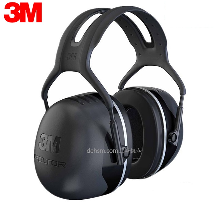 3M X5A头戴式降噪隔音耳罩正面图片