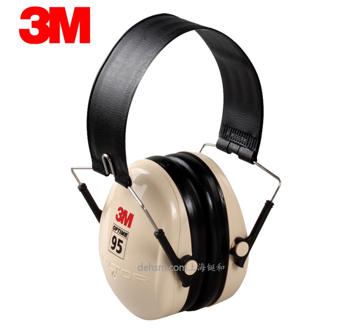 3M H6F折叠式防噪隔音耳罩正面-图片