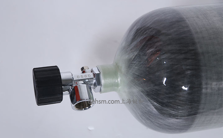 9L空气呼吸器复合碳纤气瓶图片-局部