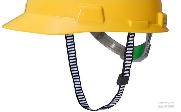 MSA梅思安10146507黄色ABS安全帽D型下颌带图片