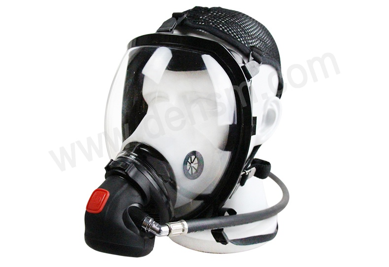 消防正压式空气呼吸器供气阀与空气呼吸器面罩搭配图片