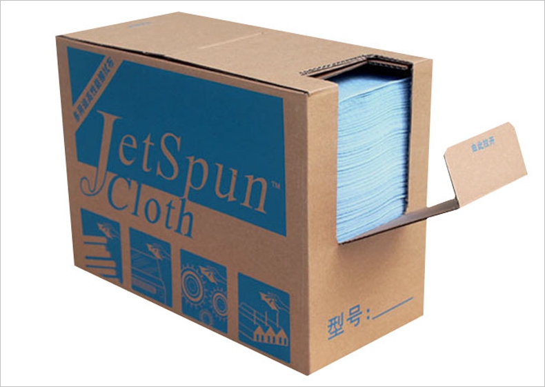 JetSpun Cloth工业擦拭纸纸盒包装图