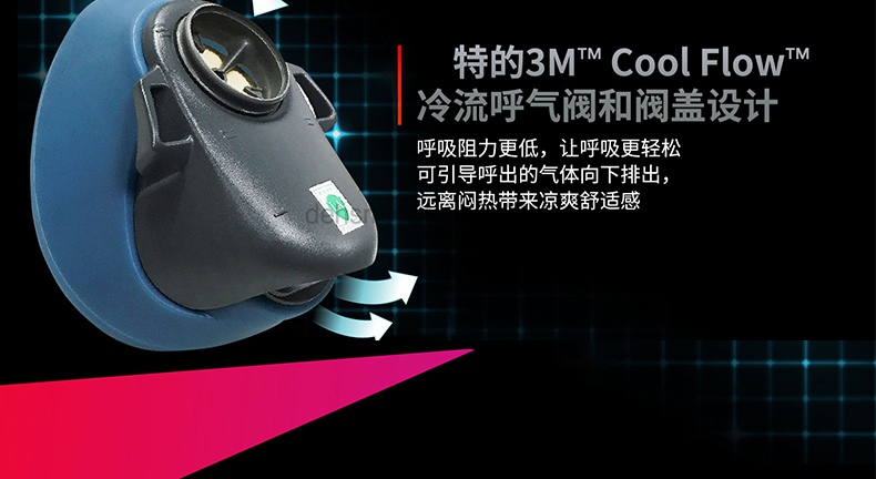 3M HF-52硅胶防尘面具(套装)