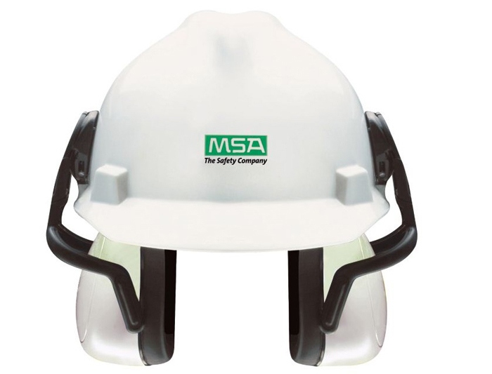 MSA梅思安10087424高衰频头盔式防噪音耳罩图2