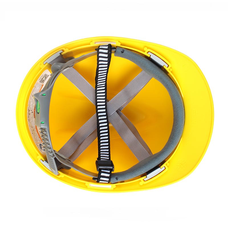 梅思安10146459标准型PE黄色安全帽图4