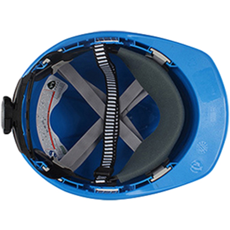 梅思安10172480豪华型带透气孔蓝色ABS安全帽图4